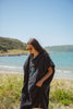 Moana Road: Adult Towel Hoodie - Black