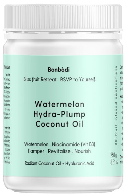 BonBodi: Watermelon Hydra-Plump Coconut Oil (250g)