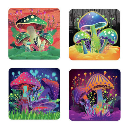 Mushroom Coasters Set