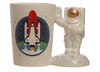 Astronaut Shaped Handle Mug