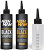 Nishman: Hair & Beard Coloring Black Shampoo