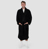 Bambury: Black Microplush Robe (Large/Extra Large)