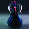 Plasma Ball with Blue Base - Battery Operated (3-inch)