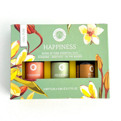 Happiness Essential Oils Gift Pack - Song Of India