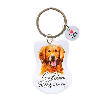 Splosh: Pet Keyring Golden Retriever