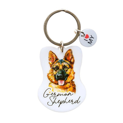 Splosh: Pet Keyring German Shepherd