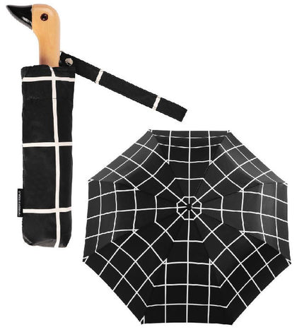 Original Duckhead: Duck Umbrella Compact - Black Grid