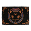 Mystic Mog Black Doormat