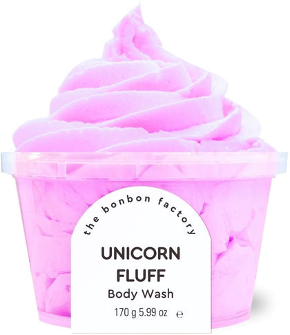 The Bonbon Factory: Body Wash & Shave Mousse - Unicorn Fluff (170g)