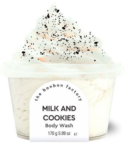 The Bonbon Factory: Body Wash Whip - Milk & Cookies (170g)