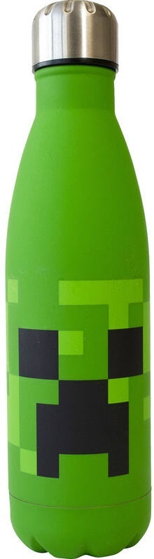 Minecraft: Stainless Steel Bottle - Creeper (500ml)