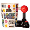 Game Over: Joystick Shaped Handle Mug - Pixel