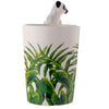 Lemur with Jungle Decal Ceramic Shaped Handle Mug (400ml)