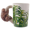 Jungle Explorer Sloth Ceramic Shaped Handle Mug (400ml)