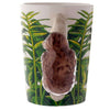 Jungle Explorer Sloth Ceramic Shaped Handle Mug (400ml)