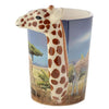 Giraffe Savannah Decal Ceramic Shaped Handle Mug (400ml)