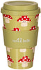 Sass & Belle: Mushroom Travel Coffee Cup (435ml)