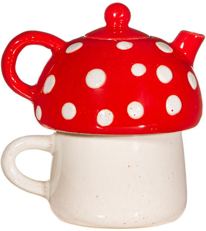 Sass & Belle: Red Mushroom Tea for One