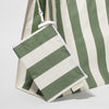 Sunnylife: Carryall Beach Bag - The Vacay Olive Stripe