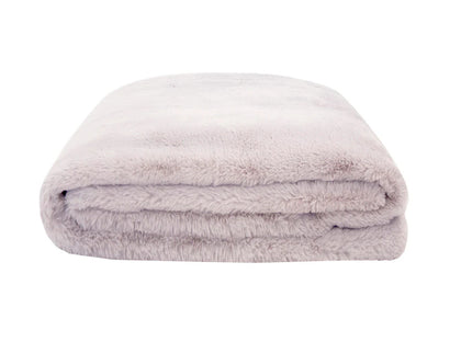 Bambury: Frida Faux Fur Throw - Thistle