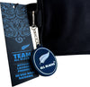 All Blacks Toilet Bag - with Navy Keyring