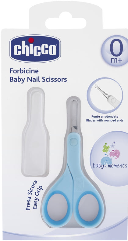 Chicco: Baby Nail Scissors - Light Blue