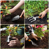 Greenhaven Garden Tool Set - 8 Piece Stainless Steel Set With Carrying Tote