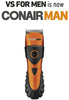 ConairMan: Rugged Commander Head Clipper with Turbo Power Boost (VSM423RA)