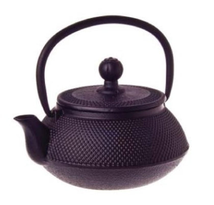 Teaology: Hobnail Cast Iron Teapot - Black (500ml) - D.Line